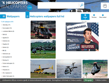 Tablet Screenshot of helicopters-wallpapers.com